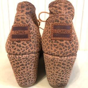 Cheetah Toms Booties - image 1